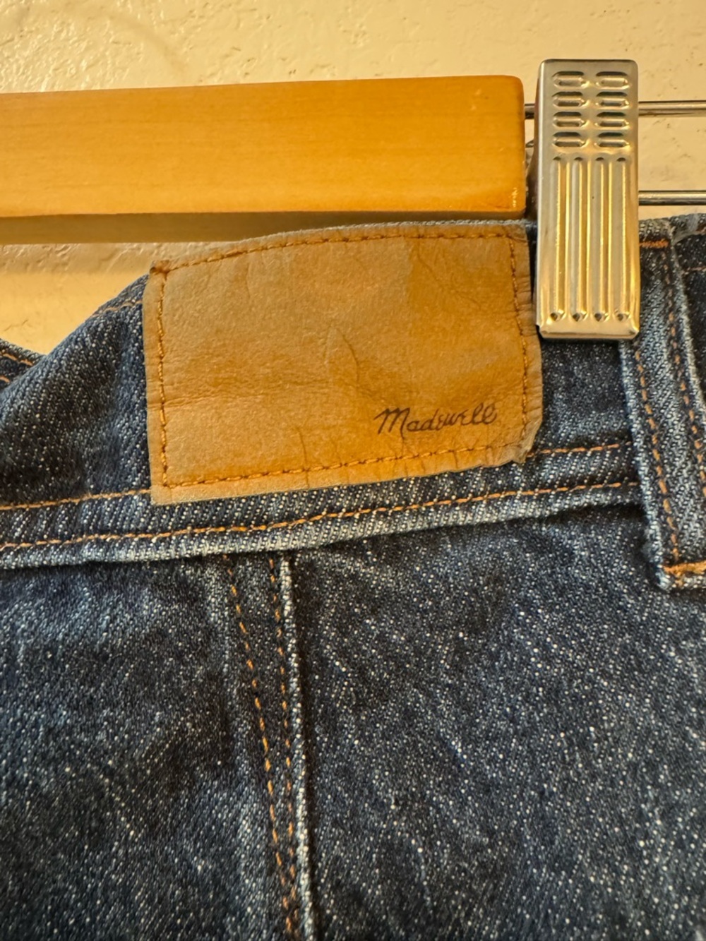 Madewell The Perfect Vintage Straight Leg Women’s Jeans - Dark Blue - Picture 11 of 12